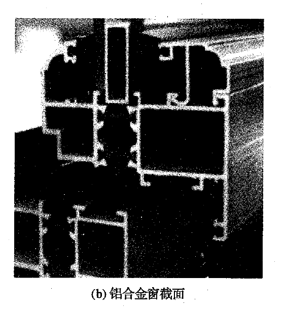 断桥隔热铝合金窗户示意图